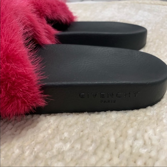 Givenchy Mink Fur Slide Sandal - Picture 5 of 6